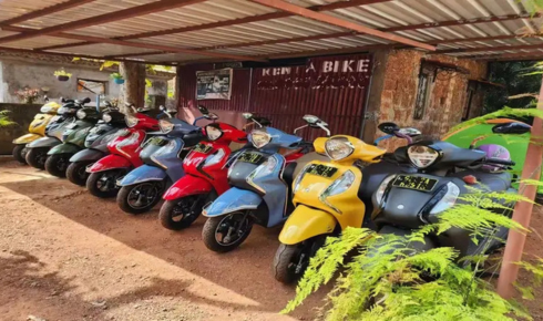 bike on rent in calangute goa